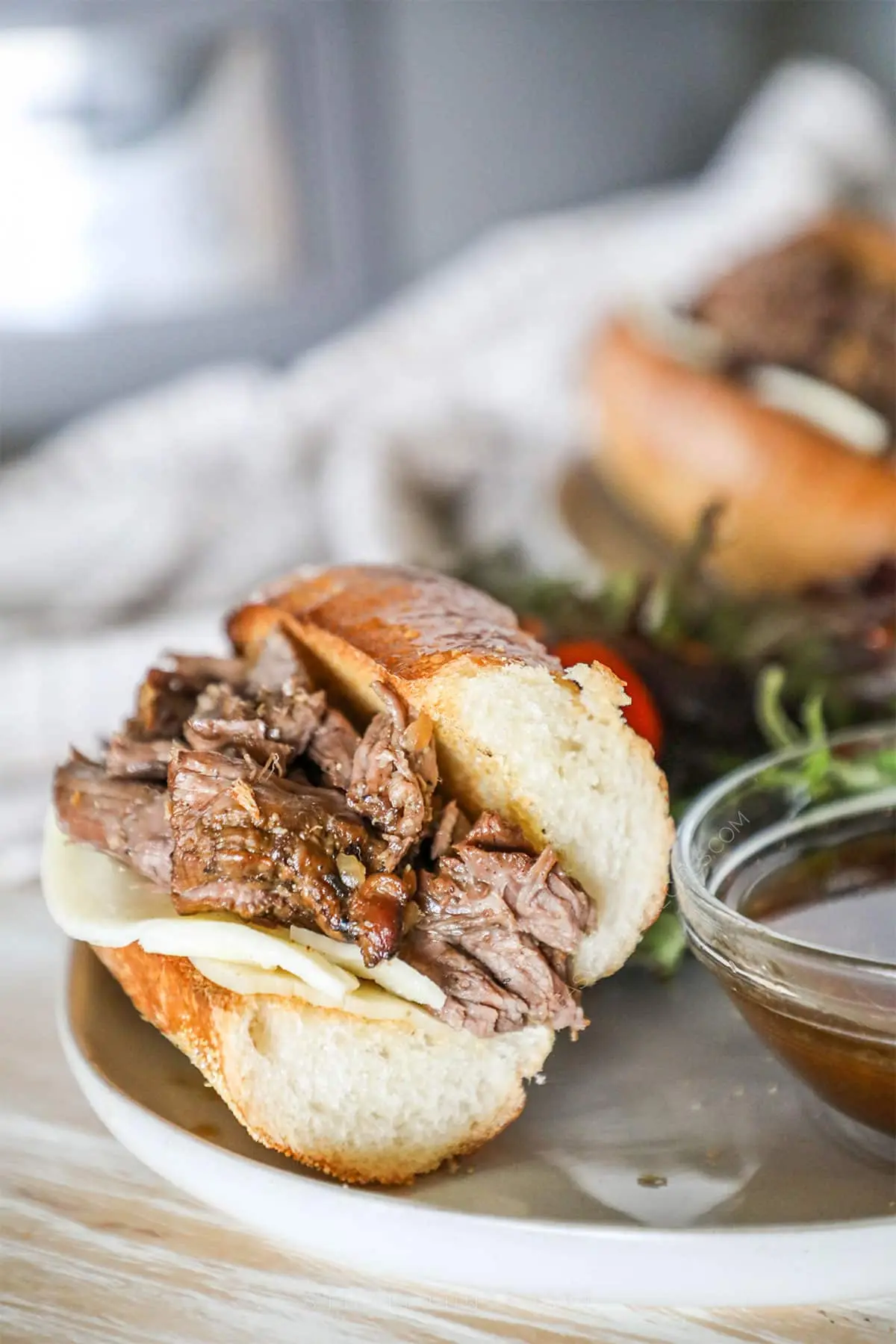 Famous Beef Dip Sandwich at K Motel & Steakhouse in Swift Current, SK